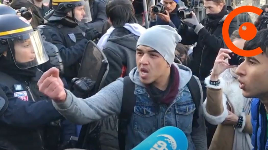 Évacuation du camp de réfugiés de Jaurès