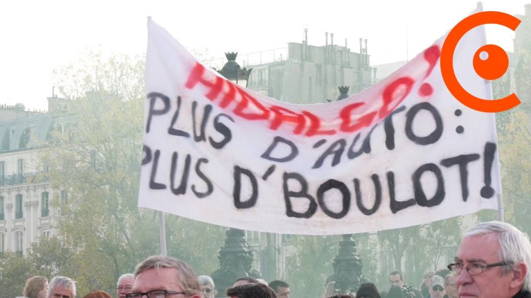 Manifestation des Motards en colère contre Anne-Hidalgo