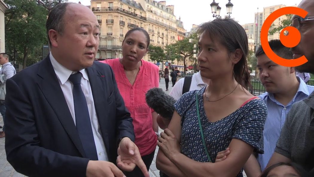 Manifestation après 4 jours d'occupation de l'école Bobillot