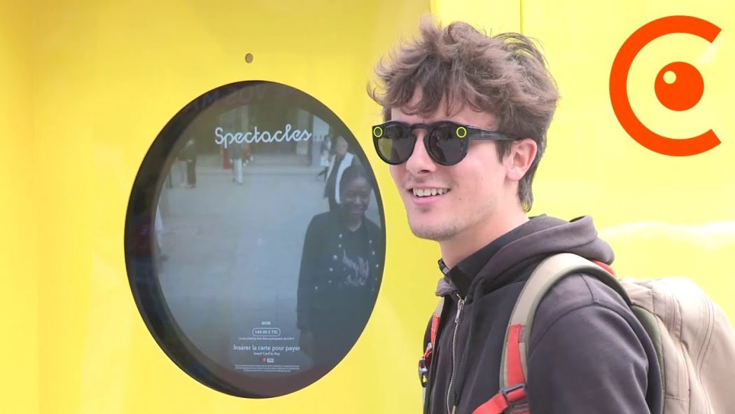 Snapchat's "Spectacles" glasses on sale in France