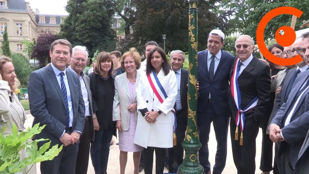 Inauguration du square du Temple – Elie Wiesel 