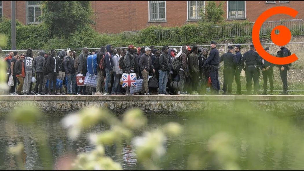 Évacuation du camp de migrants du Millénaire 