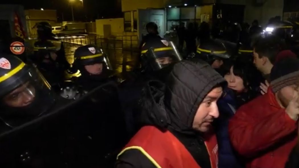 Bus depot blocked with Philippe Martinez: tensions arise