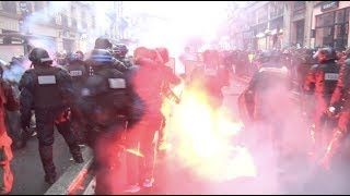 Retirement: demonstration with violent incidents