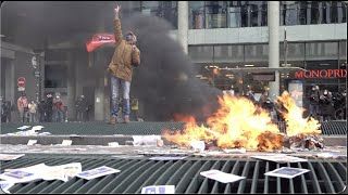 COVID: Garbage collectors are protesting for their working conditions
