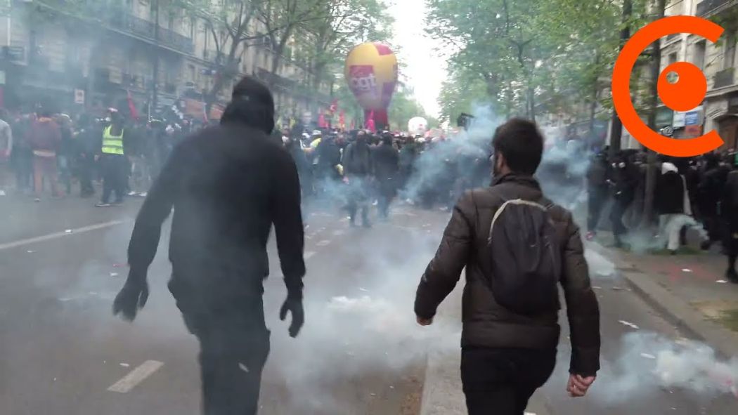 May 1st: Tear gas on the trade union procession