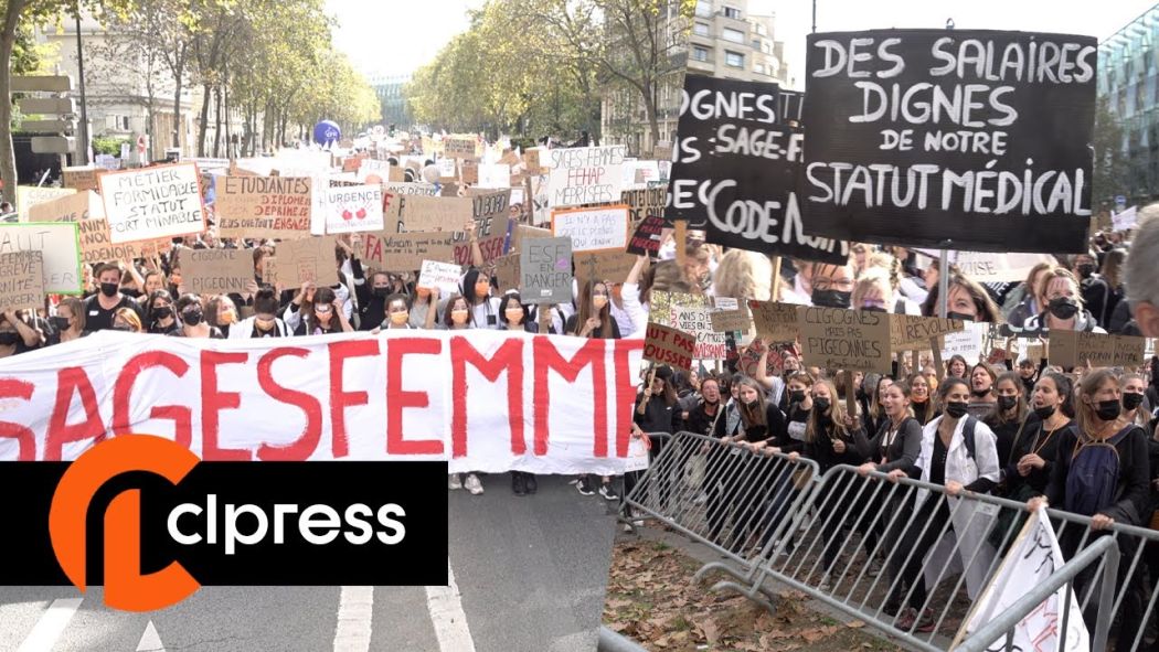The angry midwives' demonstration