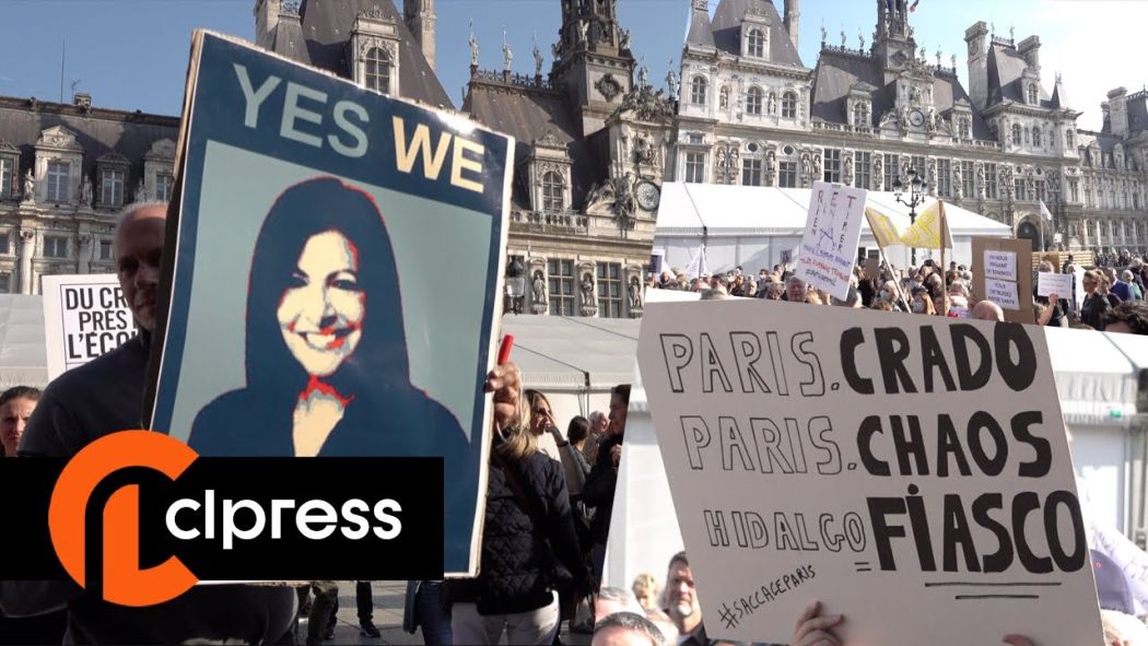 Manifestation #saccageparis contre la gestion d'Anne Hidalgo