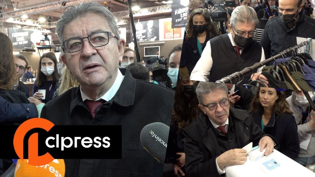 Jean-Luc Mélenchon at the Made in France fair