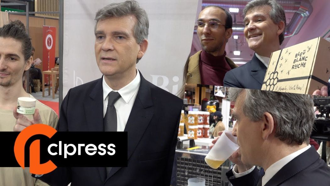 Arnaud Montebourg at the Made in France trade show