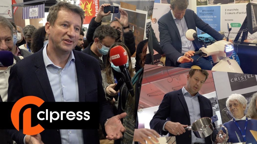 Yannick Jadot at the Made in France fair