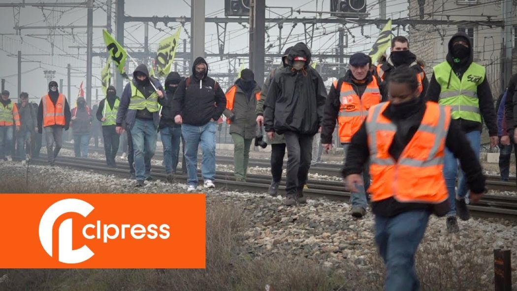 The railway workers on the tracks after their colleague was mutilated