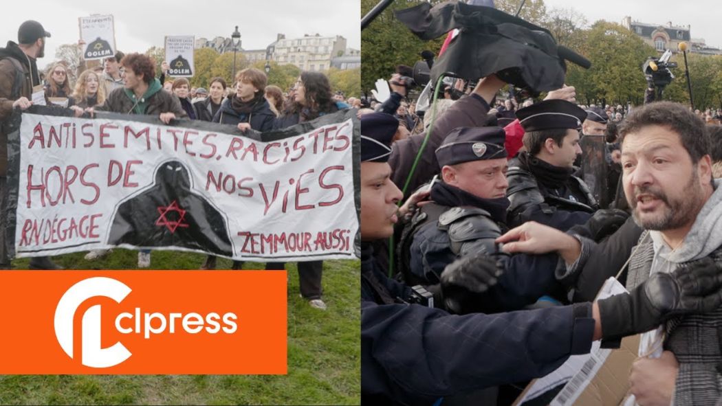 Des opposants à la présence du RN à la marche contre l'antisémitisme