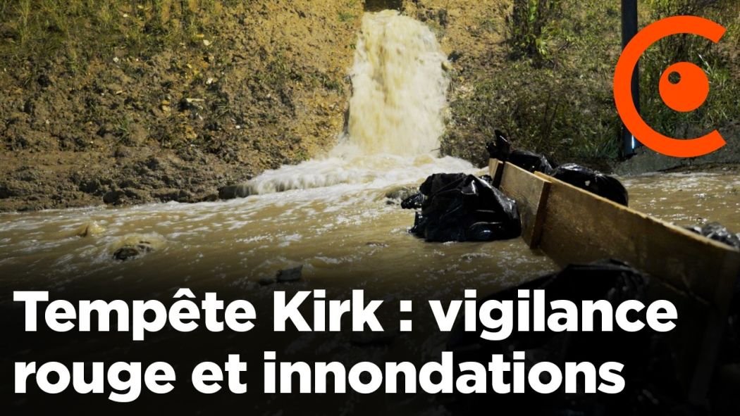 The storm Kirk is arriving in Île-de-France: first flooding