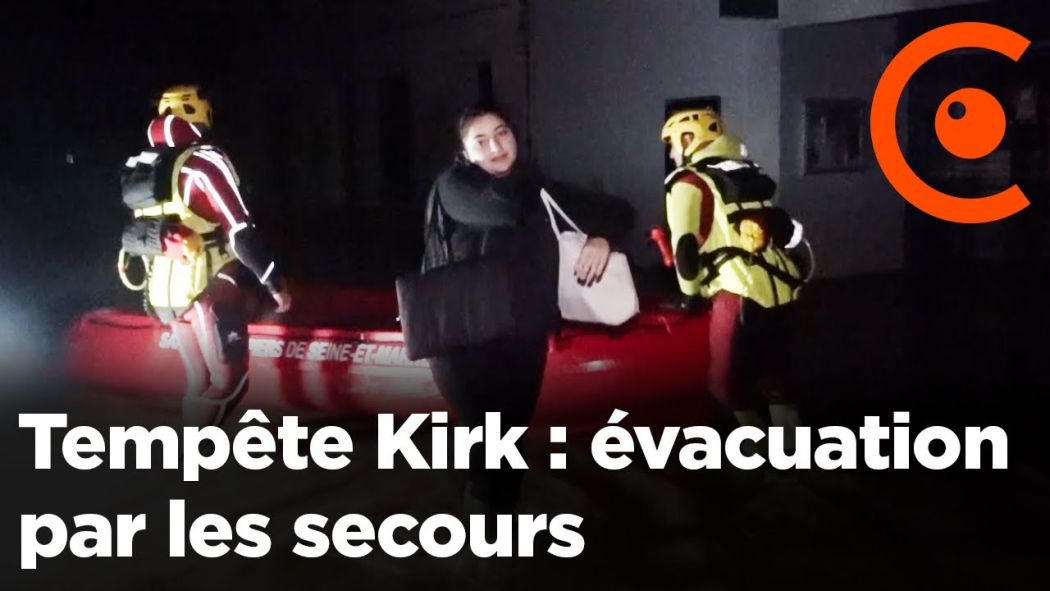 Storm Kirk: evacuations and floods in Seine-et-Marne