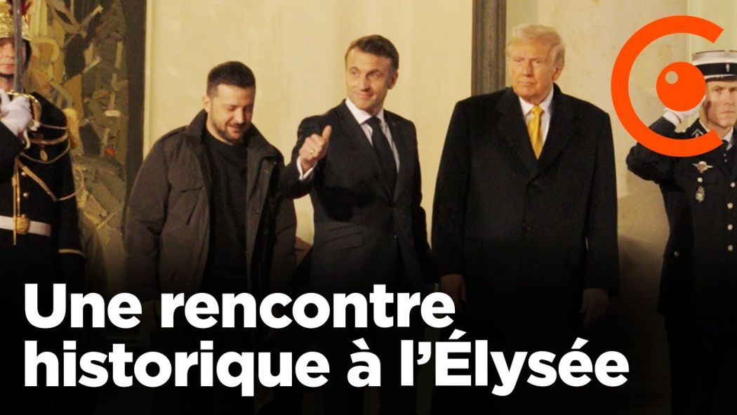 Emmanuel Macron brings together Donald Trump and Volodymyr Zelensky at the Elysée Palace