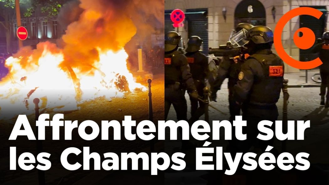 PSG-Arsenal: Celebrations and tensions on the Champs-Elysées