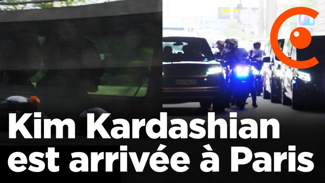 Kim Kardashian: arrival in Paris, followed by motorcycle