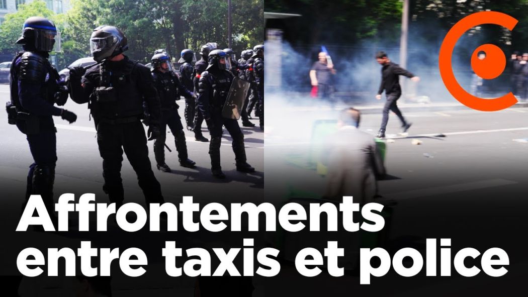 Taxis on strike: clashes with police, CR8 deployed for reinforcement