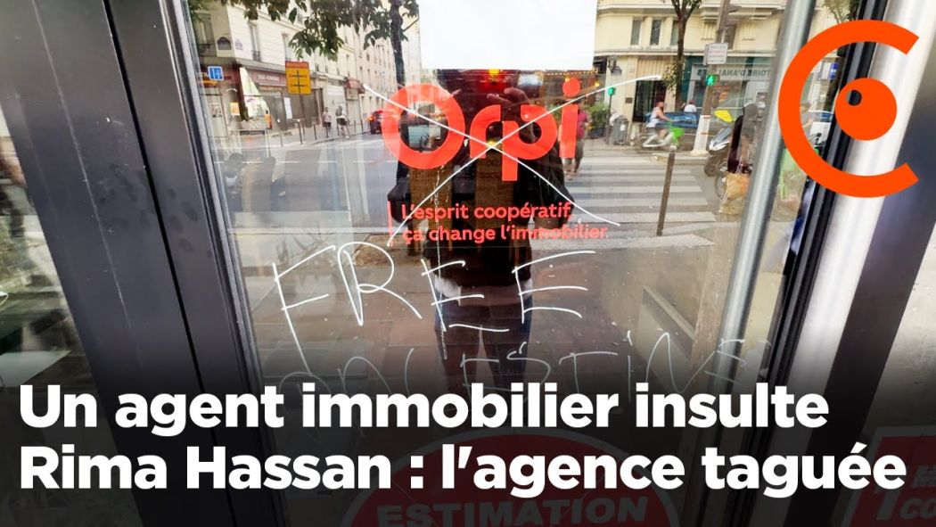 A real estate agent insults Rima Hassan: the agency tagged
