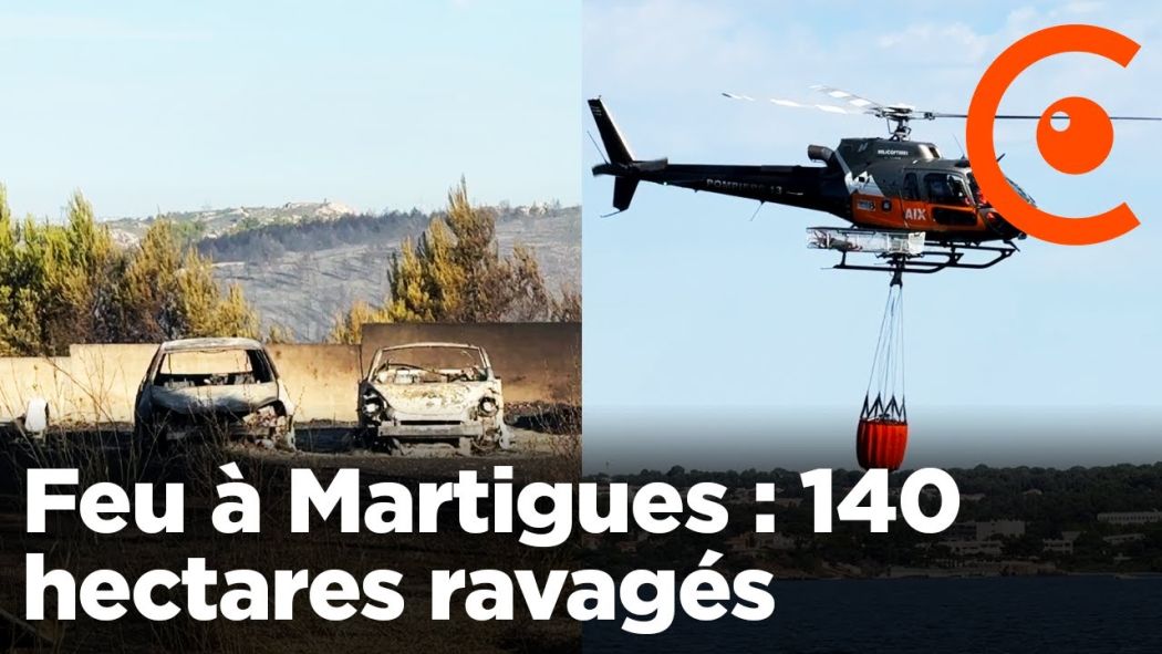Fire in Martigues: impressive damage