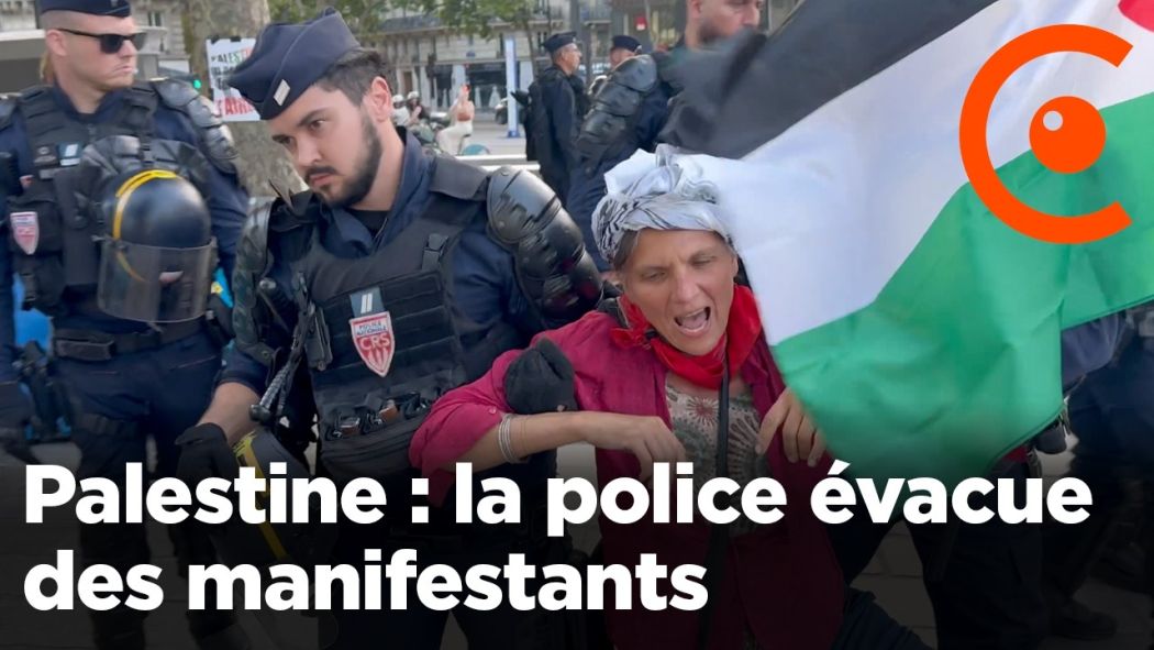 Palestine : la police évacue des manifestants