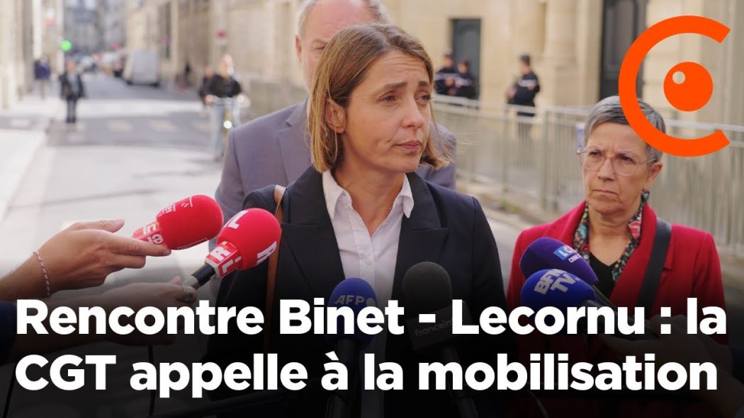 Rencontre Binet - Lecornu : la CGT appelle à la mobilisation