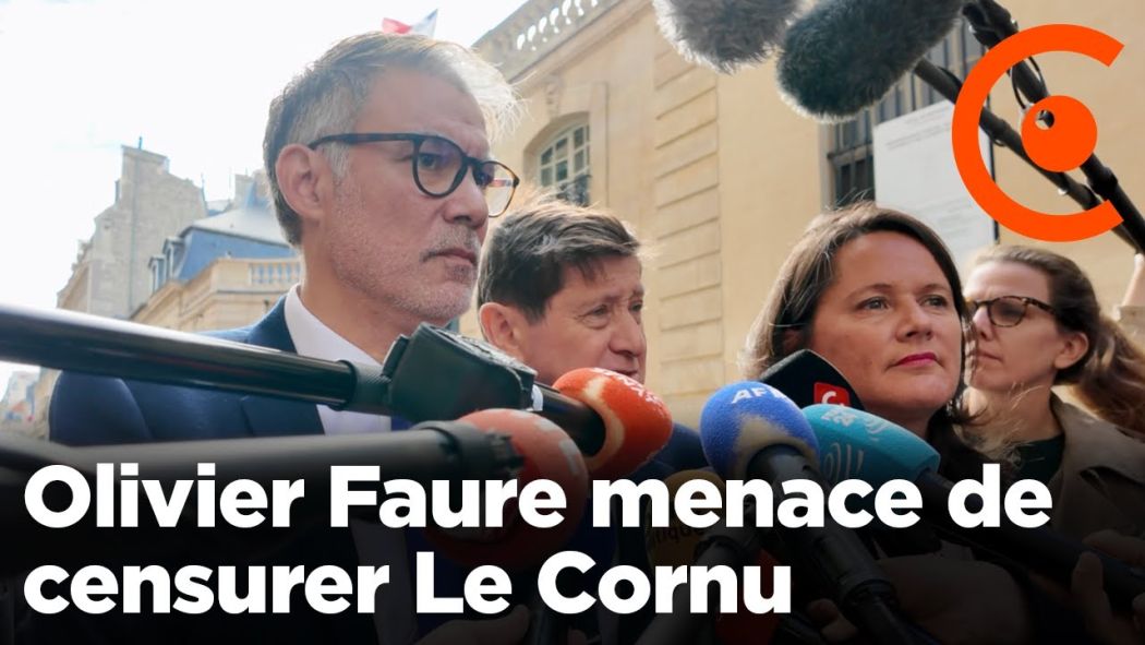 Olivier Faure menace de censurer Lecornu