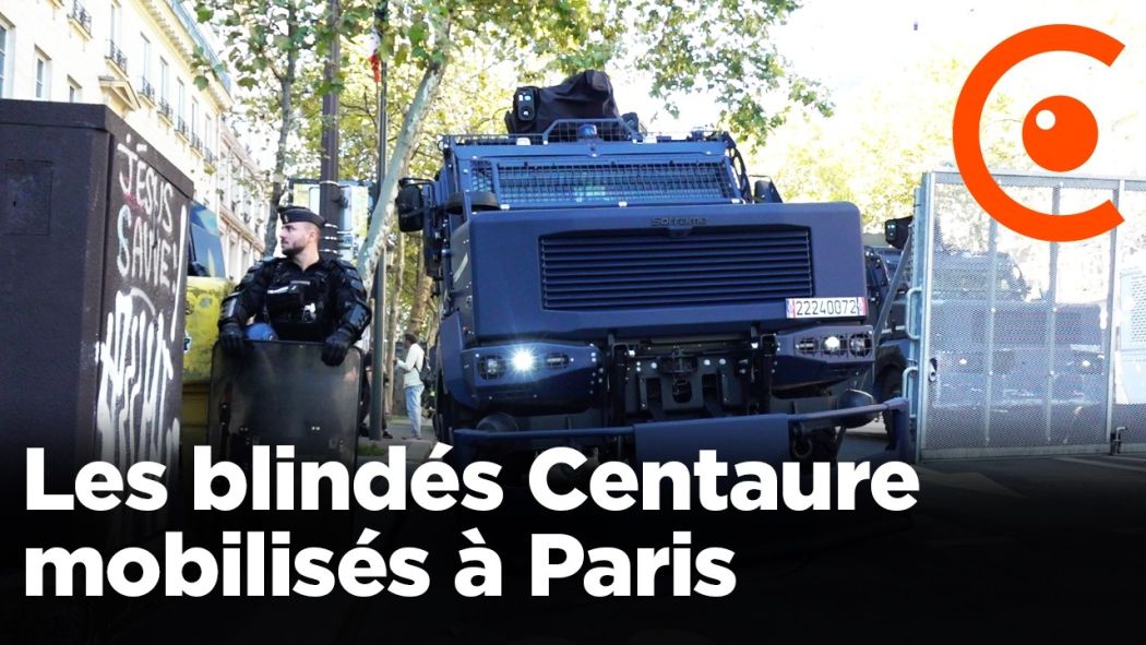 Les blindés Centaure mobilisés à Paris pour le 18 septembre 
