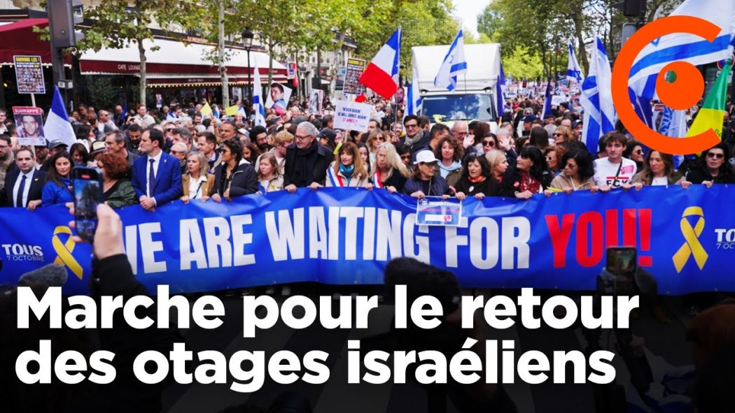 Marche pour le retour des otages israéliens