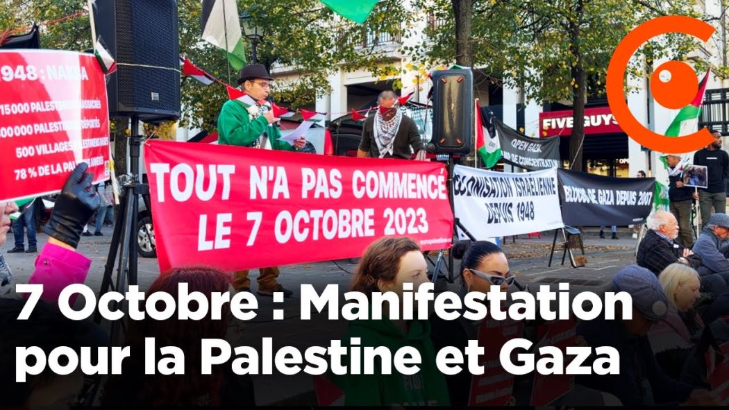 7 Octobre : Manifestation pour la Palestine et Gaza