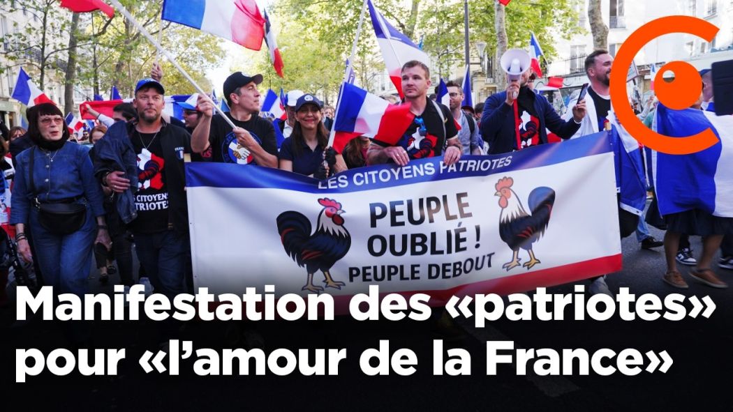 Manifestation des «patriotes» pour «l’amour de la France»