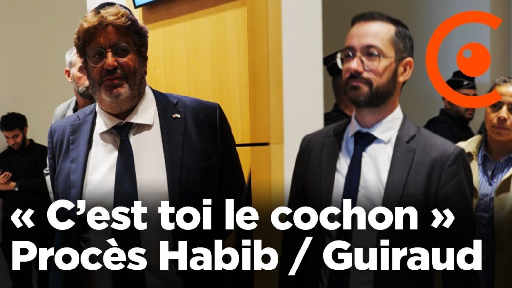 « C’est toi le cochon » : procès Meyer Habib / David Guiraud