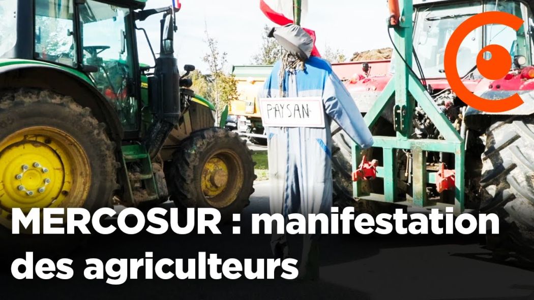 MERCOSUR : manifestation des agriculteurs en colère à Toulouse