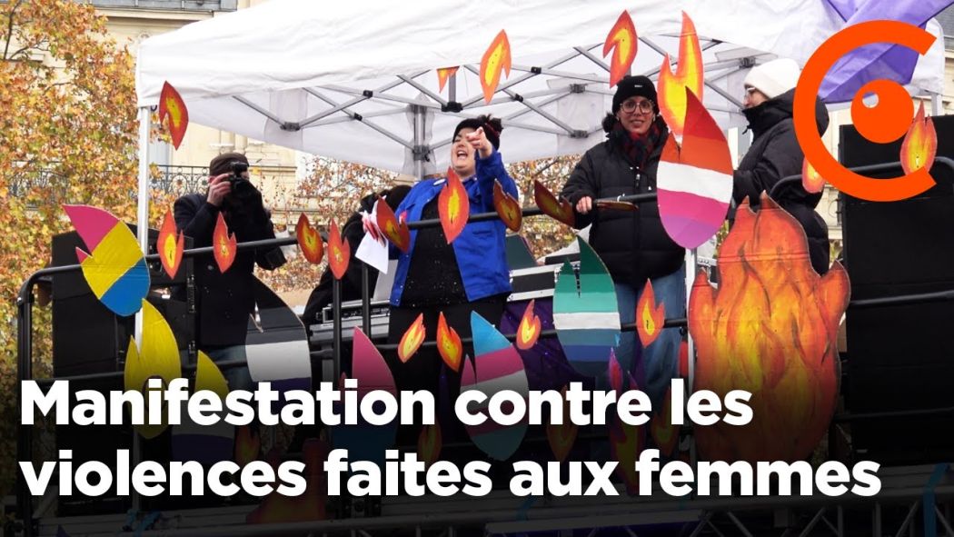 Manifestation féministe : présence du collectif Némésis contre l'avis des organisateurs