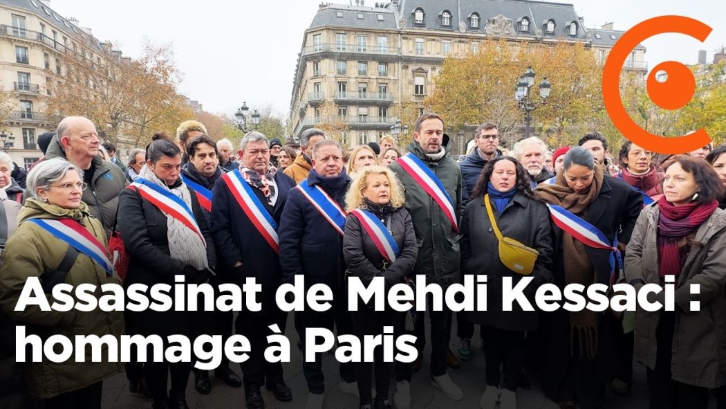 Hommage à Mehdi Kessaci à Paris suite à son assassinat à Marseille et contre le narcotrafic