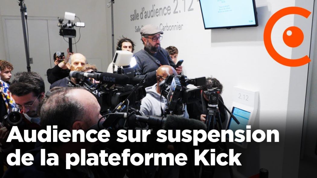 Audience sur la suspension de la plateforme de contenus en ligne Kick