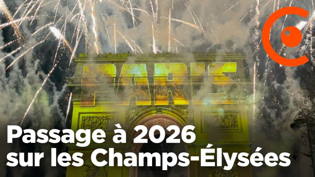 Passage à 2026  sur les Champs-Élysées