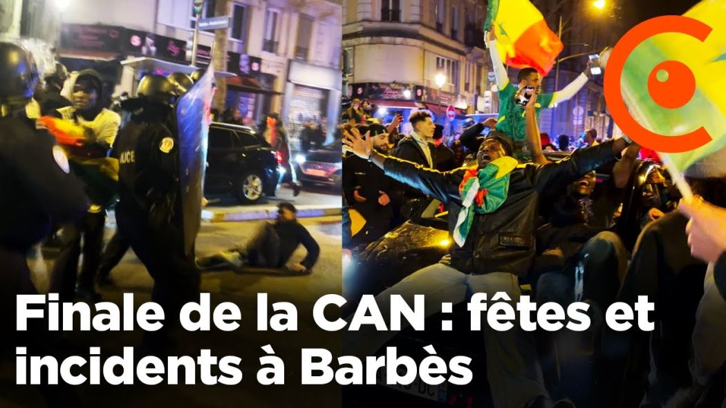Final of the Africa Cup of Nations: celebrations and incidents in Barbès after Senegal's victory
