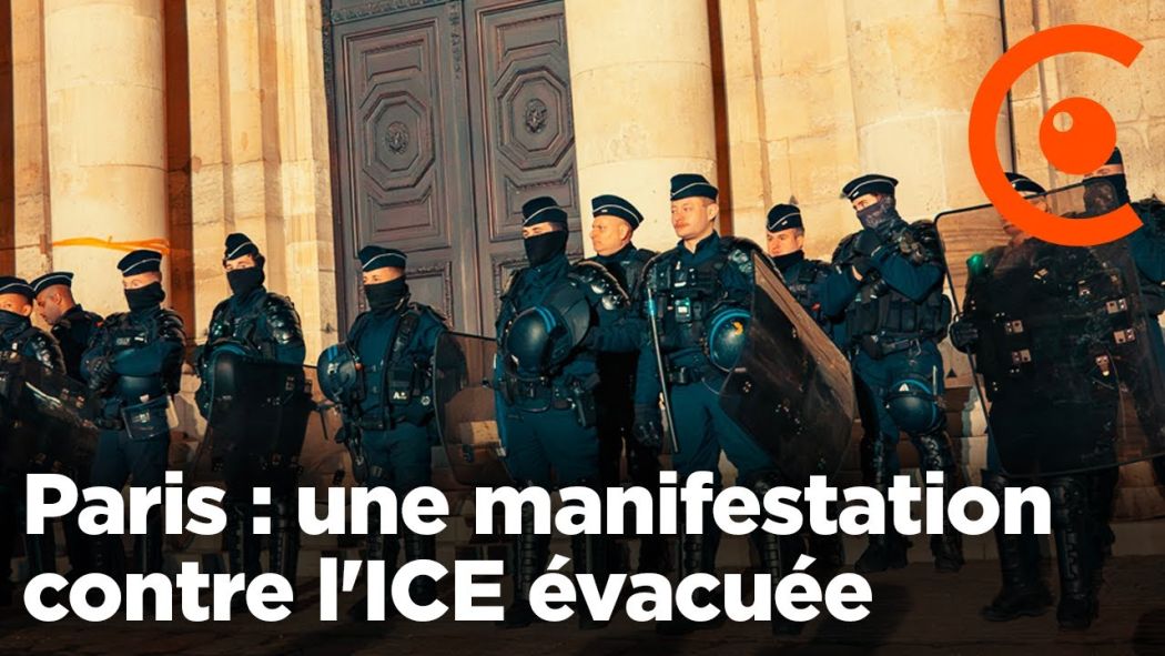 Paris : une manifestation contre l'ICE évacuée par la police