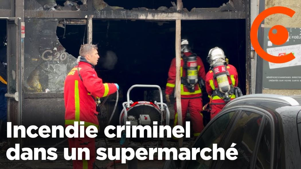 Incendie criminel dans un supermarché à Saint-Denis