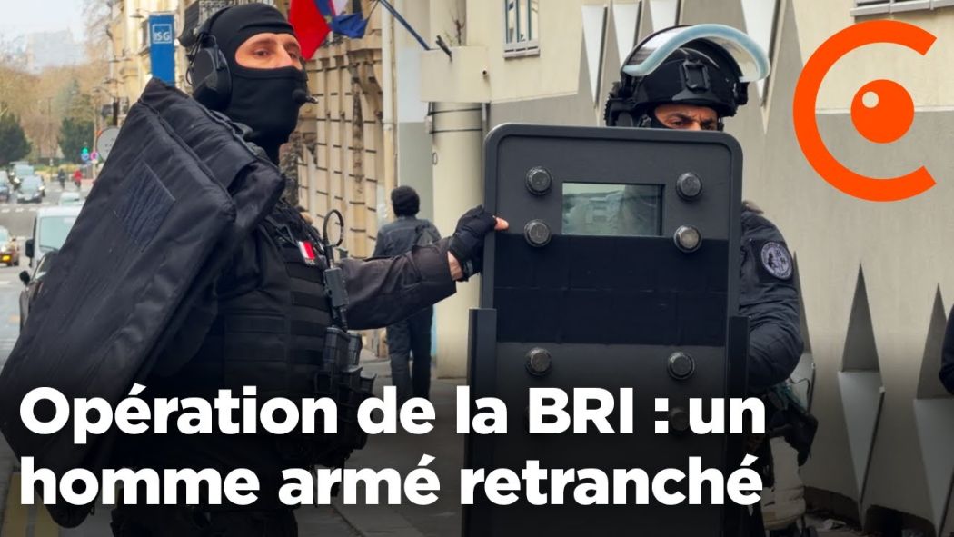 Opération de la BRI : un homme armé retranché