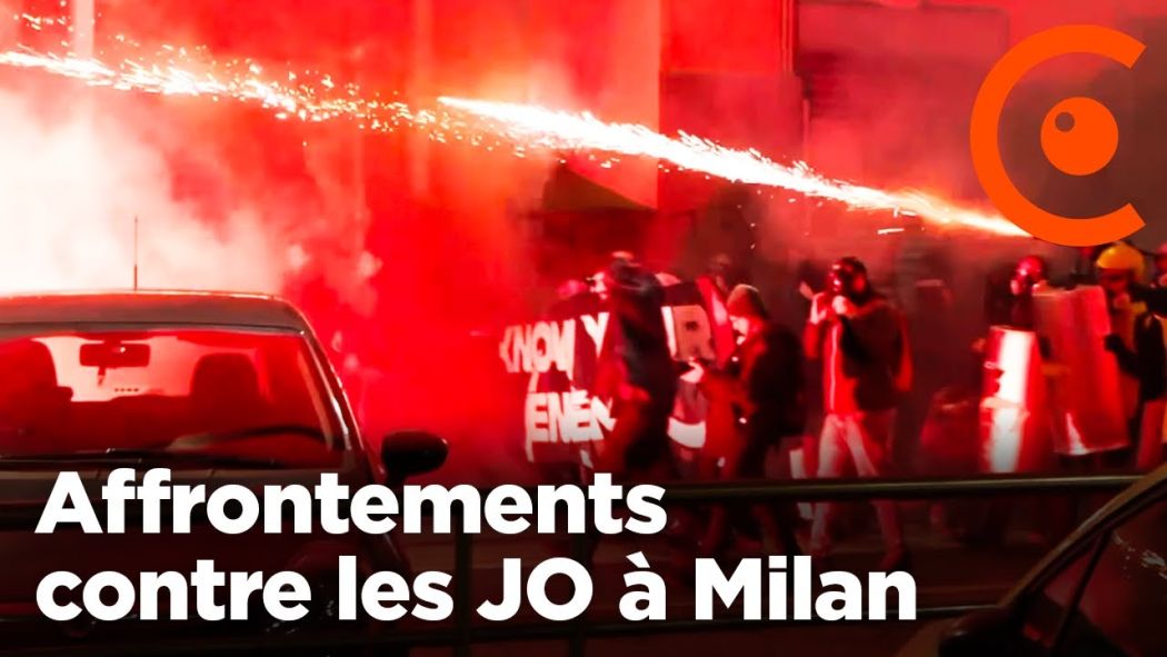 Affrontement à Milan contre les Jeux olympiques d'hiver à Milan
