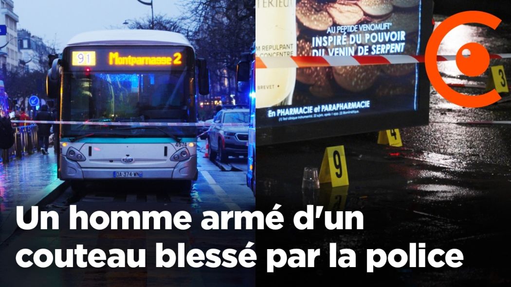 Un homme armé d'un couteau blessé grièvement par la police