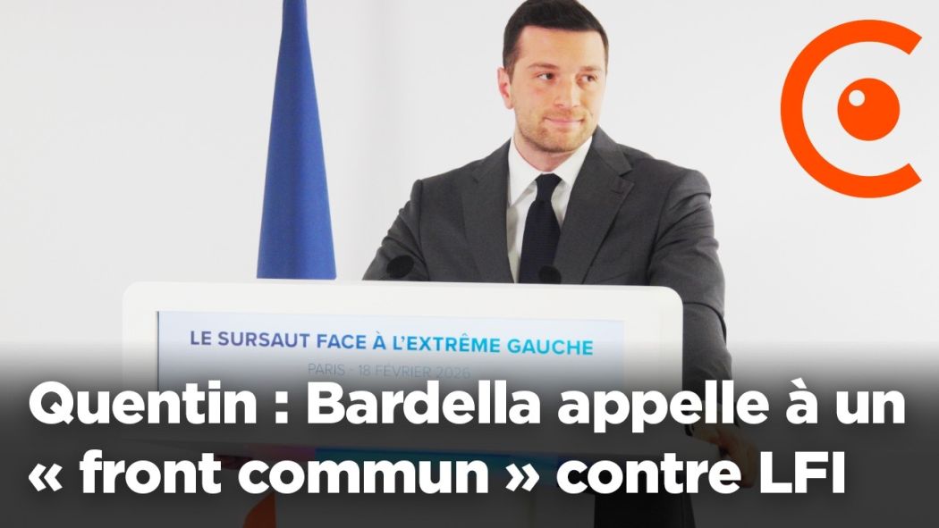 Mort de Quentin : Jordan Bardella tient une conférence de presse 