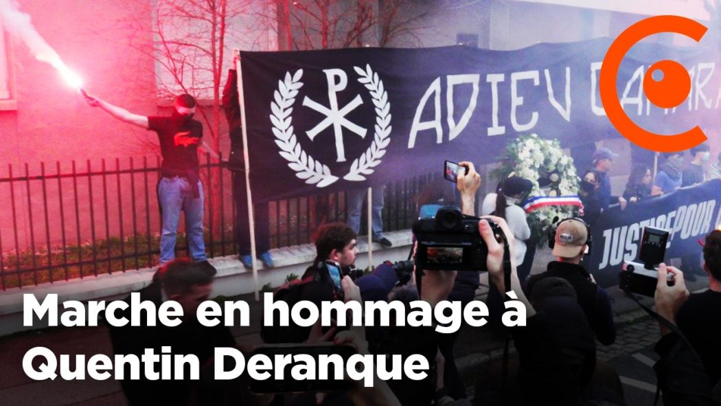 Marche en hommage à Quentin Deranque