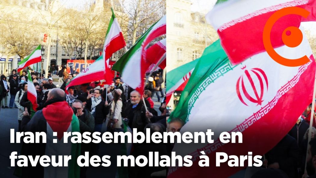 Iran : rassemblement en faveur des mollahs à Paris