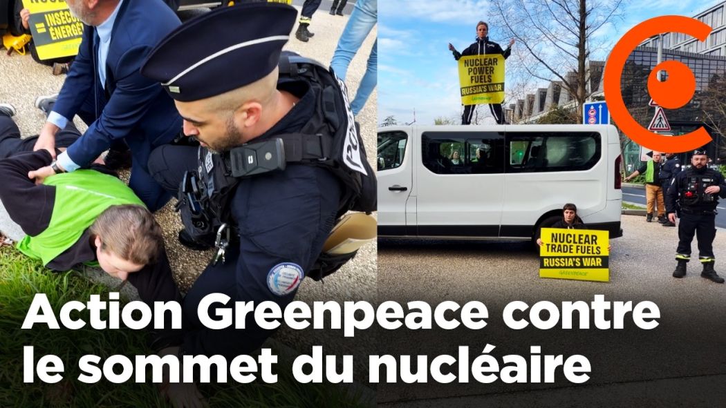 Nuclear: Greenpeace blocks summit in Boulogne