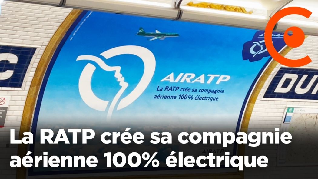 The RATP announces the creation of its 100% electric airline.