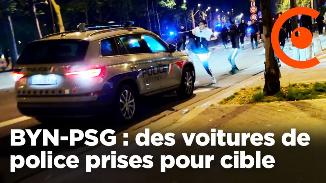 BYN-PSG : des voitures de police prises pour cible en marge du match